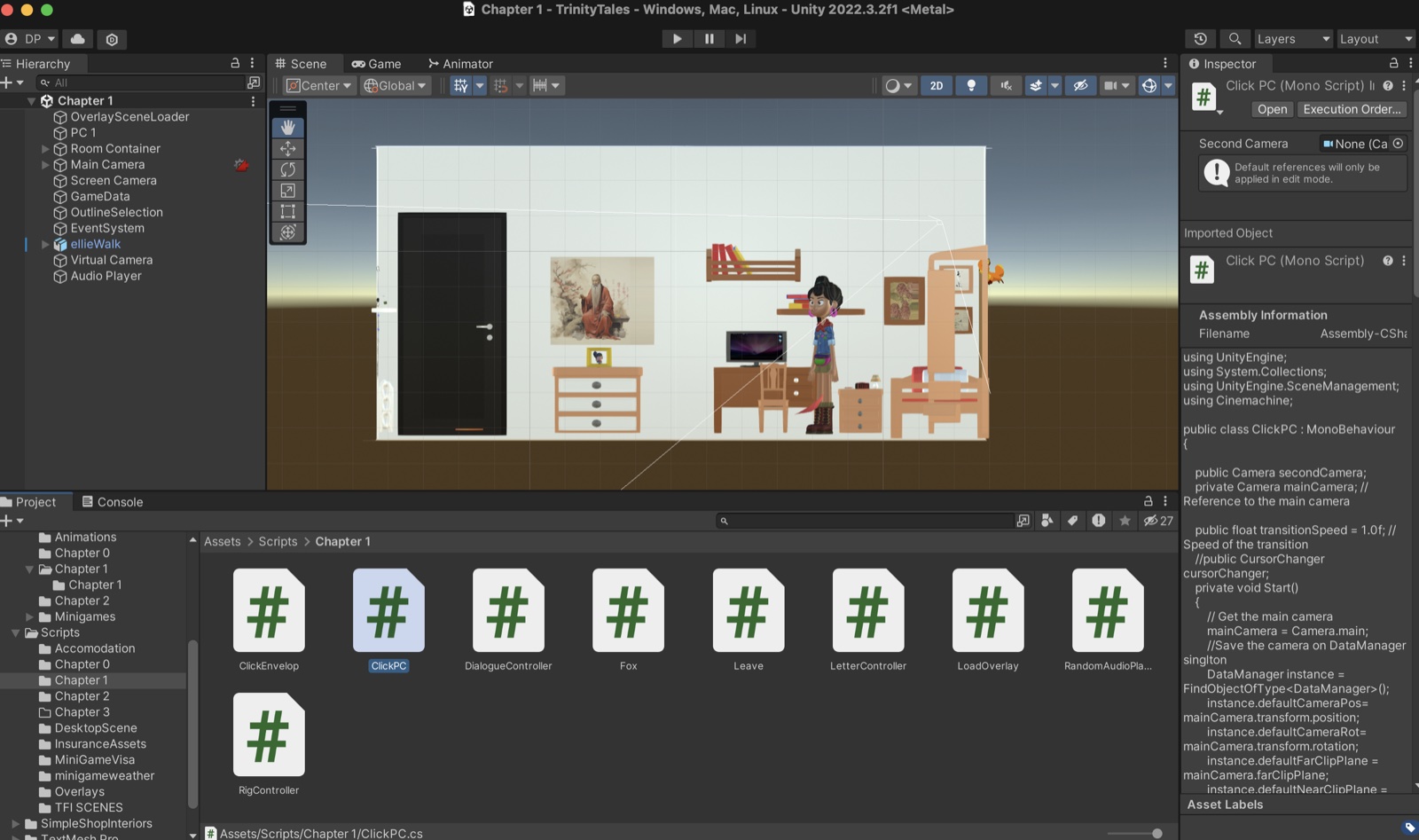 Unity Version Control activity log