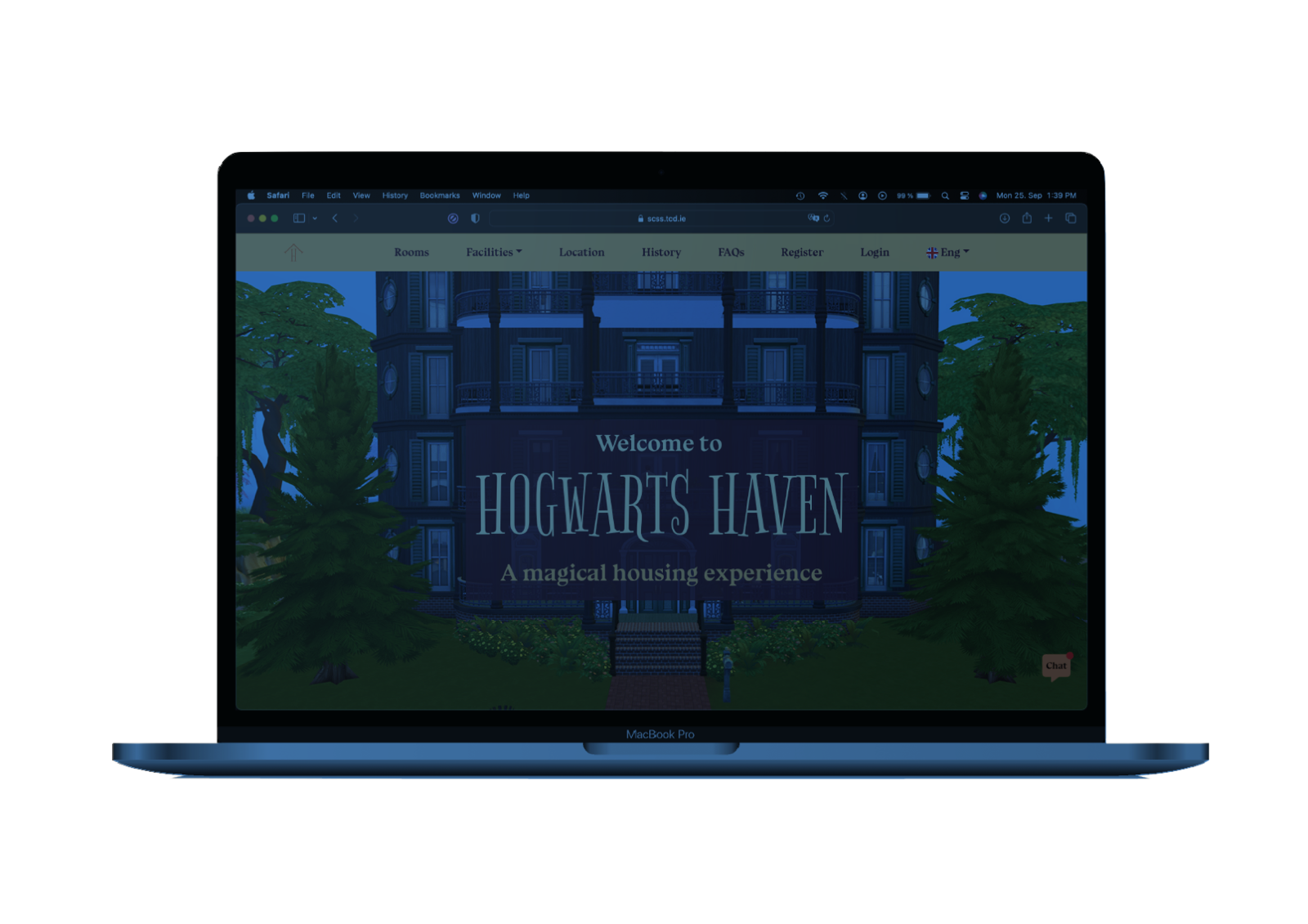 Hogwarts Haven website art