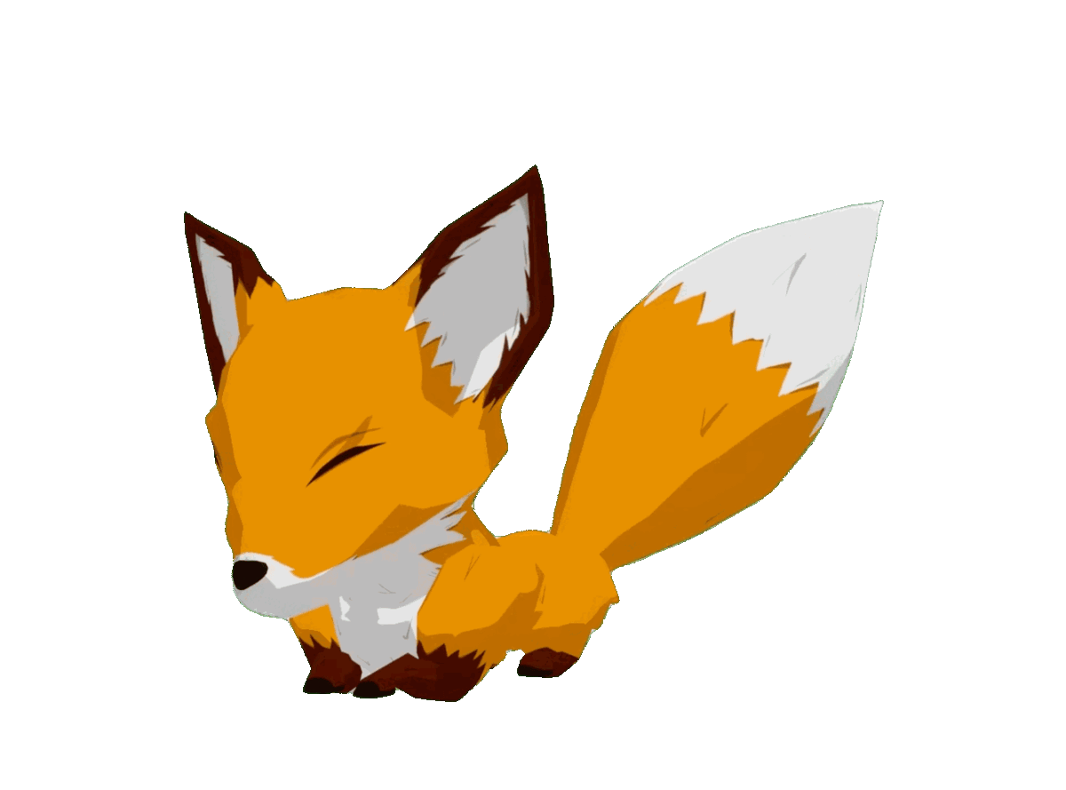 Animation sample of Sam the fox